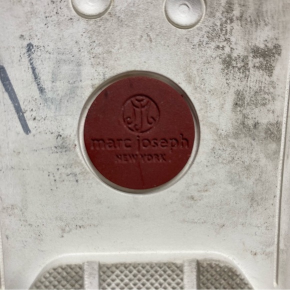 Marc Joseph brown basket weave embossed leather loafers size 10.5 - Picture 6 of 9